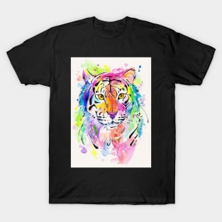 Tiger, Tiger - Abstract Watercolor Painting T-Shirt